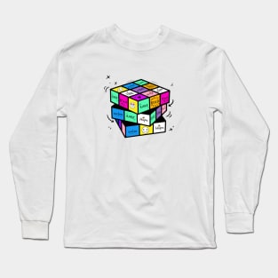 Colorful Rubik's Cube of YOU Long Sleeve T-Shirt